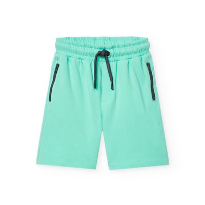 Bermuda en coton avec poches zippées BOBOLI