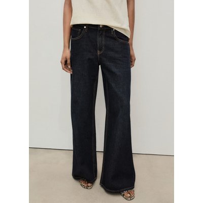 Jean wideleg taille basse rinse wash MANGO