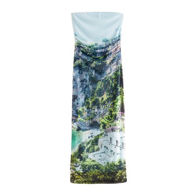 Robe longue bandeau en mesh sans manches NEXT