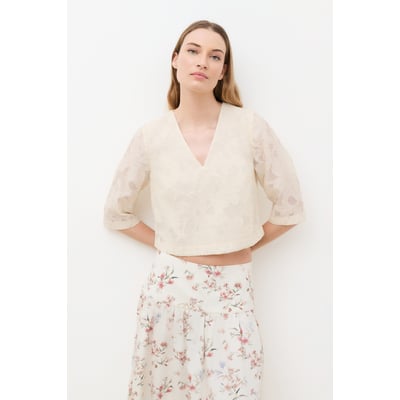 Chemise droite col v CHEMISE CECILE CAROLL