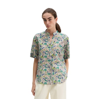 Blouse relaxed en voile de coton imprimé MARC O'POLO