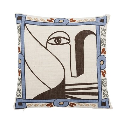 Coussin décoratif motif art abstrait  RUDAUR BLOOMINGVILLE