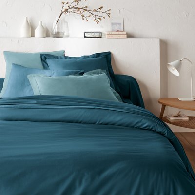 Scenario Plain Polycotton Duvet Cover LA REDOUTE INTERIEURS