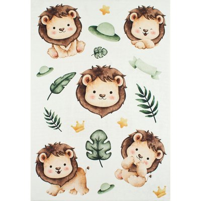 Tapis enfant imprimé, Happy Lion RECOLLECTION