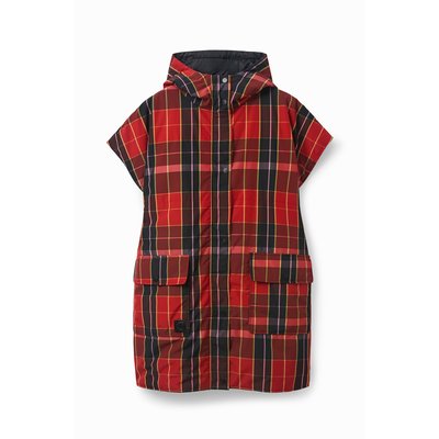 Poncho gilet tartan DESIGUAL