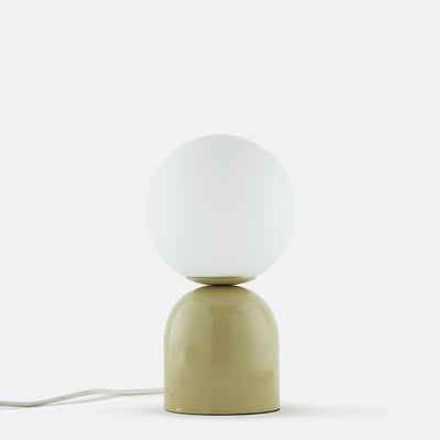 Sila Steel and Opal Glass Table Lamp LA REDOUTE INTERIEURS