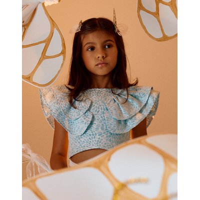 Top avec Motif, Brillant et Volants ZIPPY