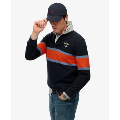 Polo de Rugby Vintage Athletic Stripe SUPERDRY
