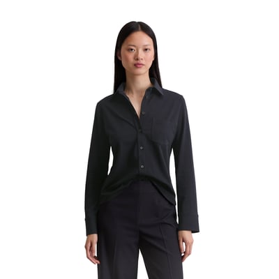 Blouse en jersey regular en coton organique stretch MARC O'POLO