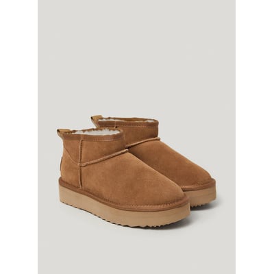 Bottines fourrées en cuir DISS YOUNG PEPE JEANS