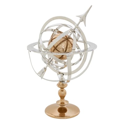 Sphère armillaire en aluminium NELL ATMOSPHERA