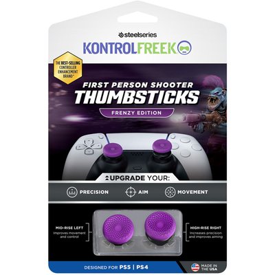Accessoire manette FPS Frenzy Purple/Black - PS5 STEELSERIES