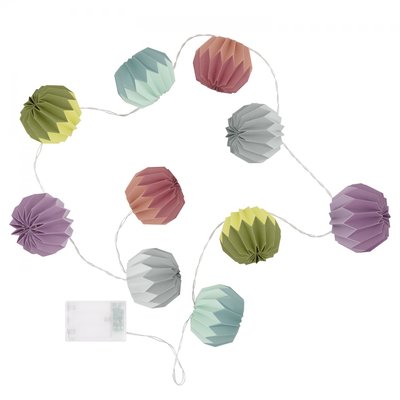 Guirlande lumineuse en papier REMEMBER