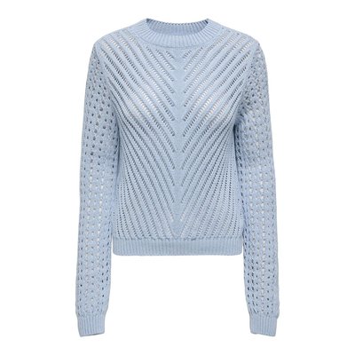 Openwork Crew Neck Jumper JDY