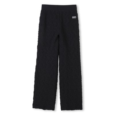 Pantalon large effet gaufré DKNY