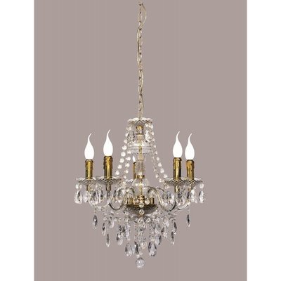 Lustre baroque 5 Lampes TRIO