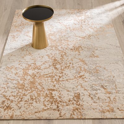 Tapis laine et Tencel™, noué main, Cryosol AM.PM
