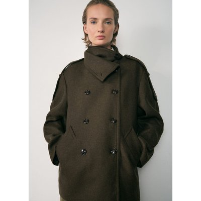 Manteau laine kaki mango La Redoute