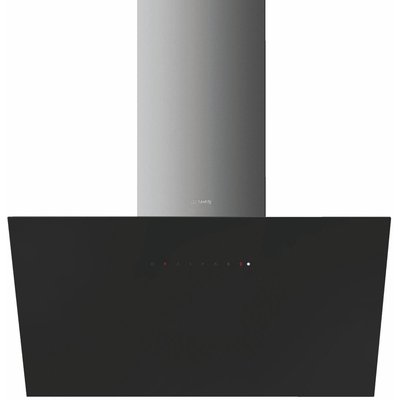 Hotte décorative murale inclinée KICV90BL2 SMEG