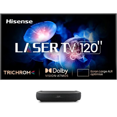 Vidéoprojecteur home cinéma 120L9HA Laser TV + écran ALR FRESNEL HISENSE