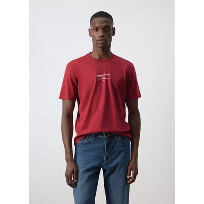 T-shirt 100 % coton texte MANGO MAN
