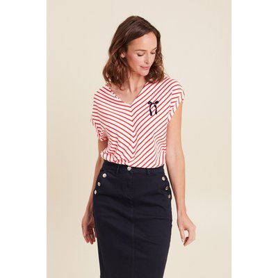 T-shirt manches courtes brodé BREAL