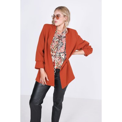 Veste tailleur uni sans col JEAN-MARC PHILIPPE