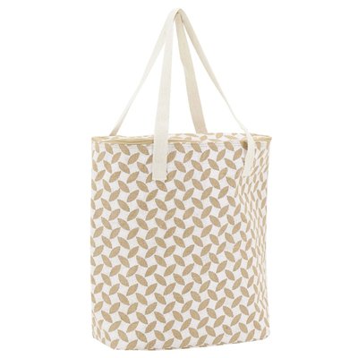 Sac lunch isotherme en jute Feuille 32x15x39 AUBRY GASPARD