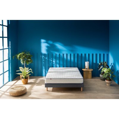 Ensemble matelas roulé et sommier kit Keep Smiling MERINOS
