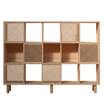 Bibliothèque en pin massif verni PORTER NAAN FURNITURE