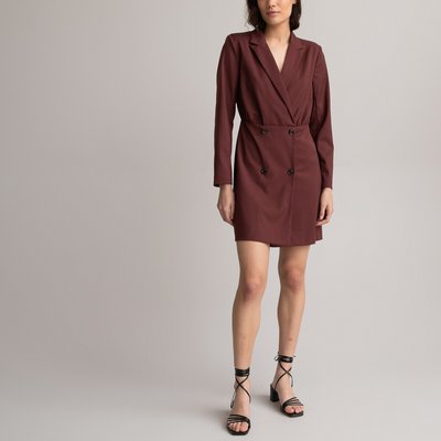 Robe blazer courte, manches longues LA REDOUTE COLLECTIONS