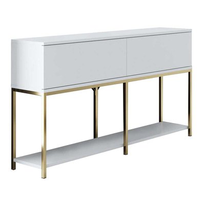 Console en agglomeré et métal Lord HANAH HOME