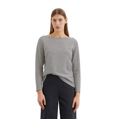 T-shirt long rayé relaxed en jersey interlock MARC O'POLO