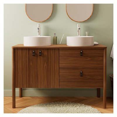 Ensemble meuble double vasque 120 cm + vasques JOY MOB IN