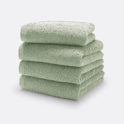 Lot 4 serviettes d'invité éponge 500g/m2,Scenario LA REDOUTE INTERIEURS