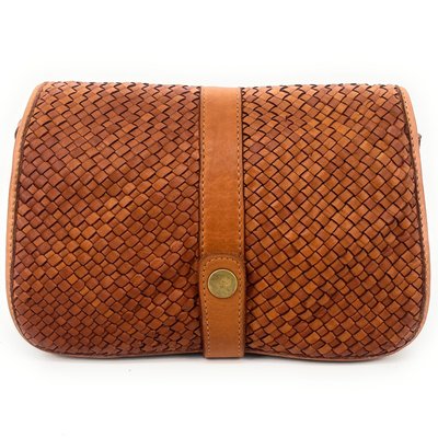 Mini sac à main en cuir italien tressé SHANNA OH MY BAG