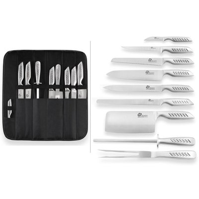 Valise de 9 couteaux Pradel Excellence acier tout inox PRADEL EXCELLENCE