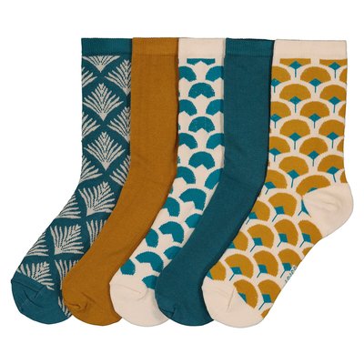 5 пар носков LA REDOUTE COLLECTIONS