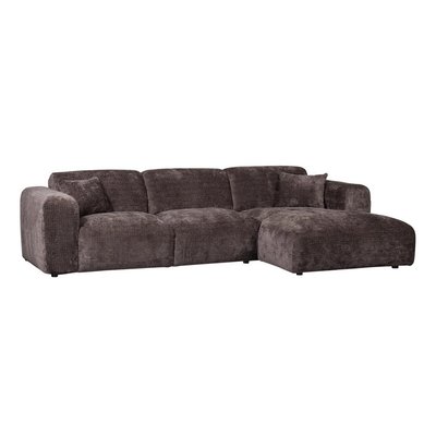 Canapé d'angle en velours L280 - CLOUD WOOOD