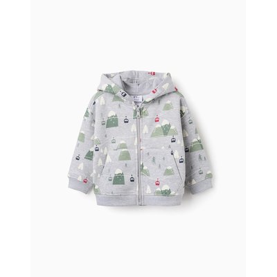 Veste Grattée avec Capuche ZIPPY