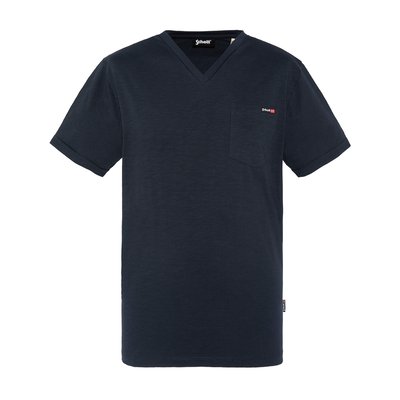 T-shirt col V effet flammé SCHOTT