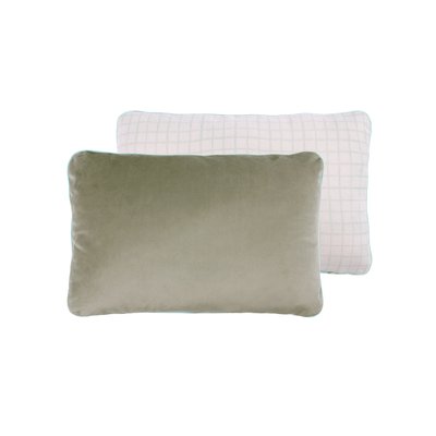 Coussin rectangulaire double-face Eco-velours VIBES NOBODINOZ