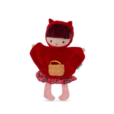 Peluche marionnette à main Chaperon rouge LILLIPUTIENS