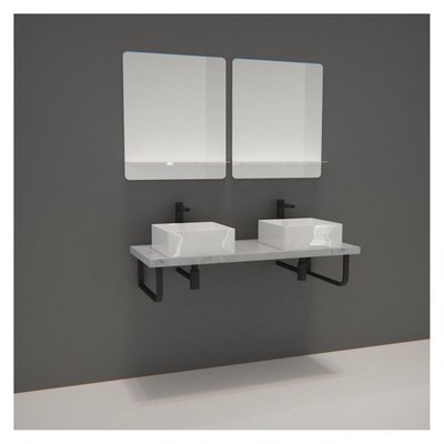 Meuble double + vasque + miroir WILL MOB IN