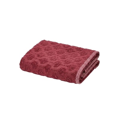 Serviette de toilette Néroli - Éponge jacquard ciselée TRADITION DES VOSGES