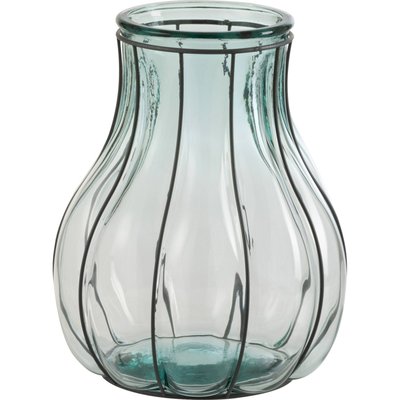 Vase fusion  en verre et métal style contemporain élégant RECOLLECTION