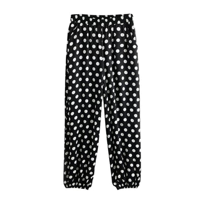 Pantalon bouffant en satin ourlets élastiques NEXT
