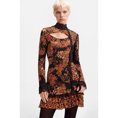 Robe courte imprimée DESIGUAL