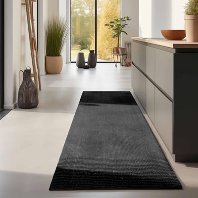 Tapis rond, forme ronde, motif uni, tissé à la main, JUTE J UN AMOUR DE TAPIS