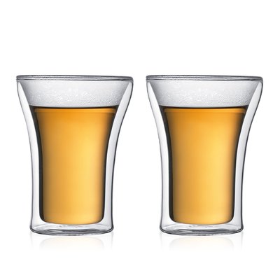 Bodum 0.25 L Transparent ASSAM Set 2 verres BODUM